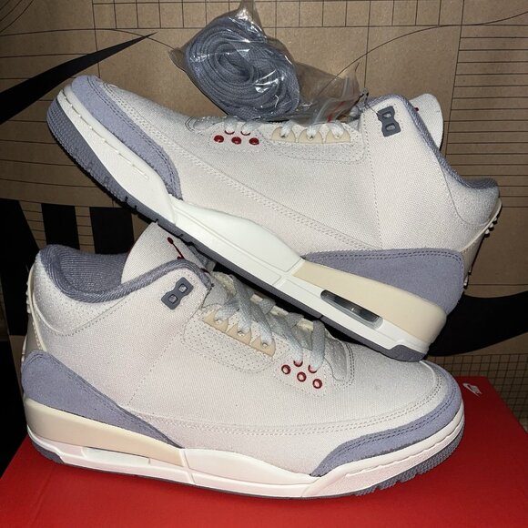 NEW Nike Air Jordan Retro 3 “Muslin” DH7139 100 Men Size 8.5 - Picture 1 of 7